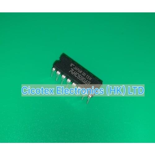 10pcs/lot TC74HC590AP DIP16 TC74HC590 AP IC COUNTER/REG CMOS 8-BIT 16DIP TC 74HC590AP TC74HC 590AP TC74 HC590AP