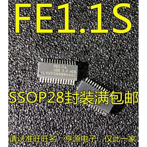 10PCS FE1.1S FEI.IS USB2.0 SSOP-28