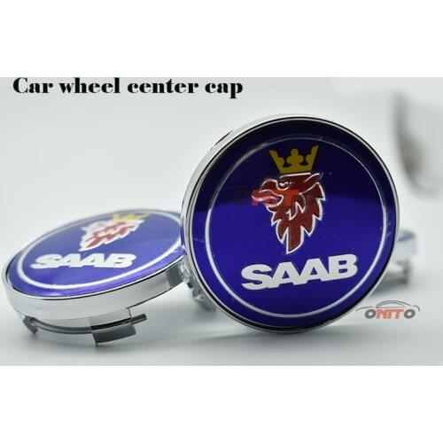 60mm car center cap logo wheel hub emblem Dust-proof badge cover 20pcs For 9-3 9-5 93 95 BJ SCS styling