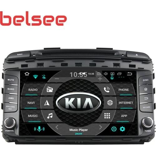 Belsee 9" IPS Screen Android 9.0 for Kia Sorento 2015 2016 Car Radio 4GB 8 Core Stereo Audio GPS Navigation Unit Autoradio DVD