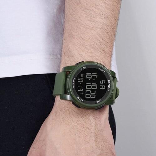 Luxury Brand Mens Watches Multi Function Military Sports Watch LED Digital Double Movement Wristwatch Dress Women Watch relogio