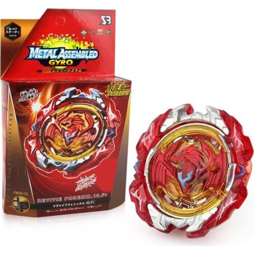 B-117 Revive Phoenix.10.Fr Cho-Z Long Winder Toys Toupie Metal God Burst Bey Blade Blades Toy bay blade bables