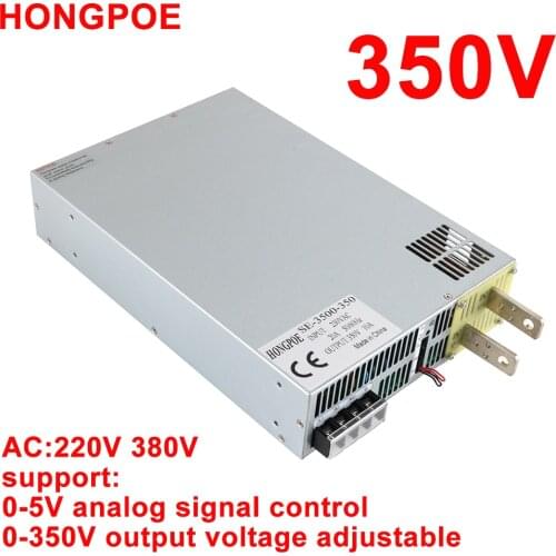 350VDC Power Supply 350V 0-5V Analog Signal Control AC-DC High Power 0-350V Adjustable Power Transformer