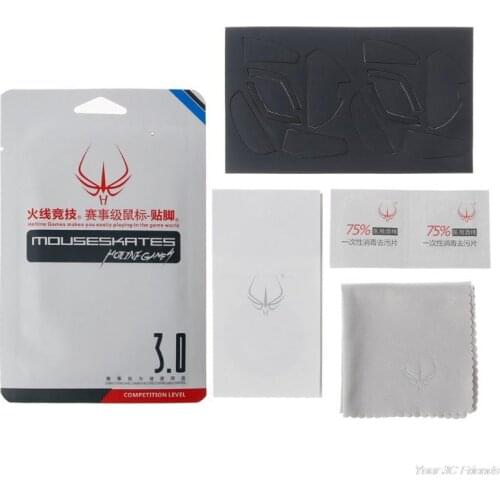 2 Sets/Pack Hotline Games Competition Level Mouse Feet Mouse Skates Gildes for logitech G602 Mouse 1.0mm Thickness C26 A22 21