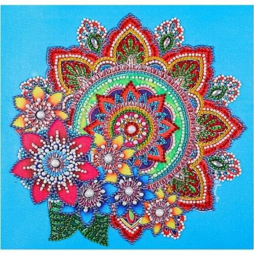 Mandala Flower 5D DIY Special Diamond Painting Embroidery Rhinestone Crystal Cross Stitch Needlework Craft Kit Home Decor