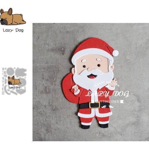 Christmas Santa Claus Metal Cutting Dies Scrapbooking Stencil DIY Mold Craft Embossing Die Cuts Card Making New Dies For 2020