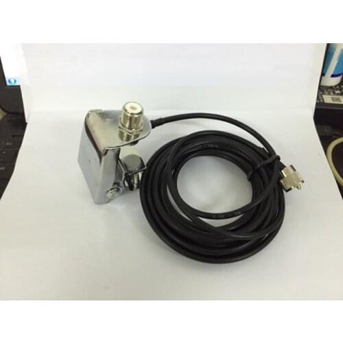 Mobile radio car antenna clip mount whip aerial install cable brackets