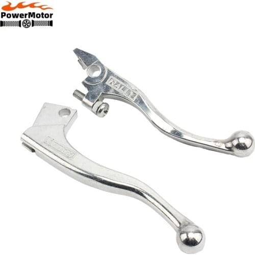 Motorcycle Chrome Clutch Brake Lever For Kawasaki KLX250 KLX125 KLX150 2008-2019 2018 2017 KLX 250 125 150 Accessories Dirt bike