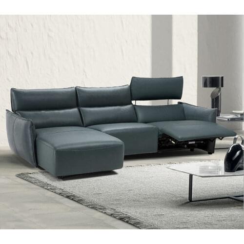 Living Room Sofa set L corner sofa recliner electric couch genuine leather sectional sofas L muebles de sala moveis para casa