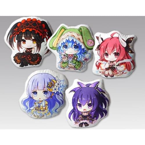 45cm DATE A LIVE Plush Toys Anime Cute Soft Stuffed Tohka Kotori Yoshino Kurumi Izayoi Dolls For Kid Birthday Christmas Gift