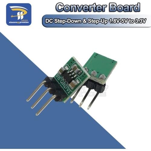 Mini 2 in 1 DC DC Step-Down & Step-Up Converter 1.8V-5V to 3.3V Power for Arduino Wifi Bluetooth ESP8266 HC-05 CE1101 LED Module