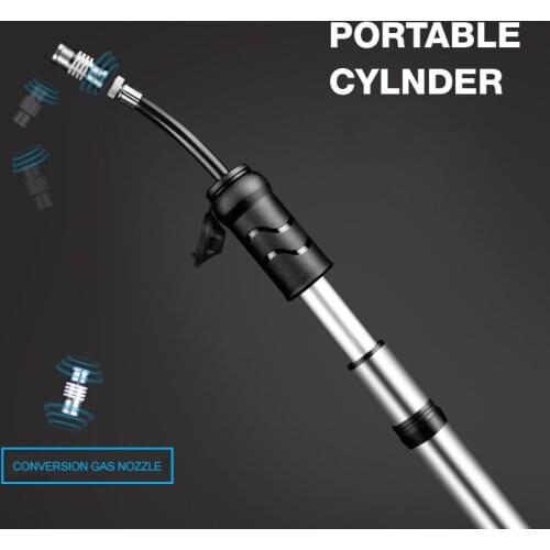 Mini Portable Bicycle Pump 100 PSI Cycling Hand Air Pump Ball Tire Inflator High Pressure Road Bike Bicycle Pump MTB Bike Pumps