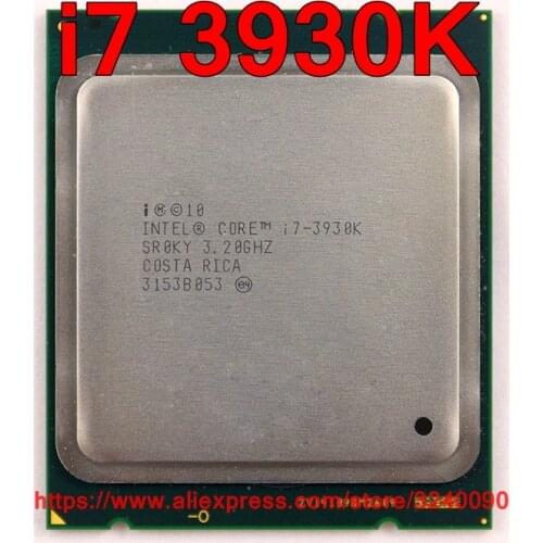 Intel Core i7 3930K processor i7-3930K Desktop CPU 6-cores 3.20GHZ 15MB 32nm LGA2011 free shipping