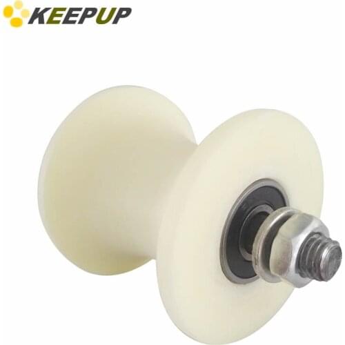 PP Pulley,Polypropylene bearing roller , U-shaped Track groove wheel, for 40mm and 50mm diameter tube rod