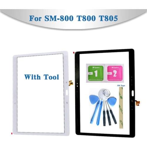 10.5" For Samsung Galaxy Tab S 10.5 LTE SM-800 T800 T805 Tablet Touch Screen Digitizer Sensor Front Outer Glass Lens Panel