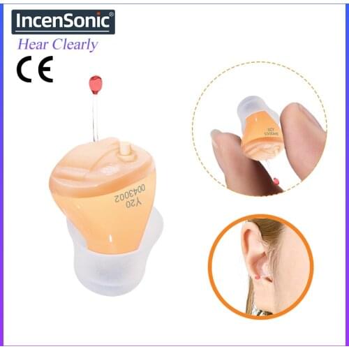 Hearing Aids Audifonos ITC Digital Tuneable Sound Amplifier Portable Y20 Invisible Mini Hearing Aid Dropshiping