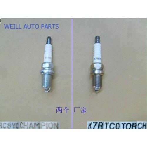 WEILL 3707100-EG01 / K7R spark plug & glow plugs for Great Wall 4G13 AND 4G15 engine