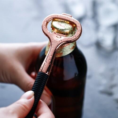 Light Luxury Beer Opener Bottle Creative Corkscrew Can Opener Beer Bartender Destapador De Cerveza Kitchen Accessories ED50KG