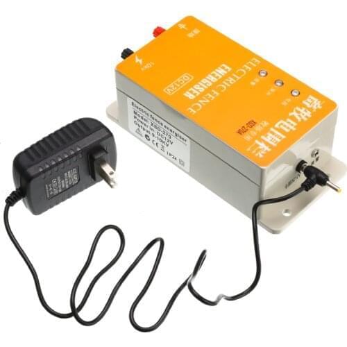 Solar Fence Energizer energi Charger High Voltage Pulse Controller Animal Poultry Farm Electric Fencing Shepherd