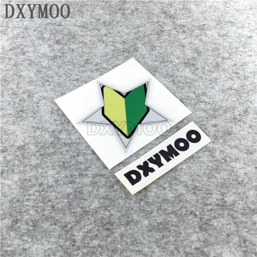 Japanese JDM HF Hellalfush Car Stickers Star Leaf Pentagram Auto Window Motorbike Sticker Decals for AE86 8x8.5cm