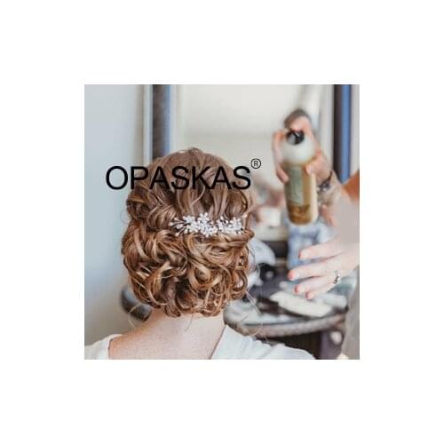 Pearl Headband Rhinestones Inlaid Double Row Headpieces Simple Elegant Blings Fashion Hair Accessories for Women Girls VL