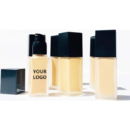 Makeup Liquid Foundation Base Matte Concealer Moisturizing Brighten Nude All Day Luminous Weightless Foundation Custom Label