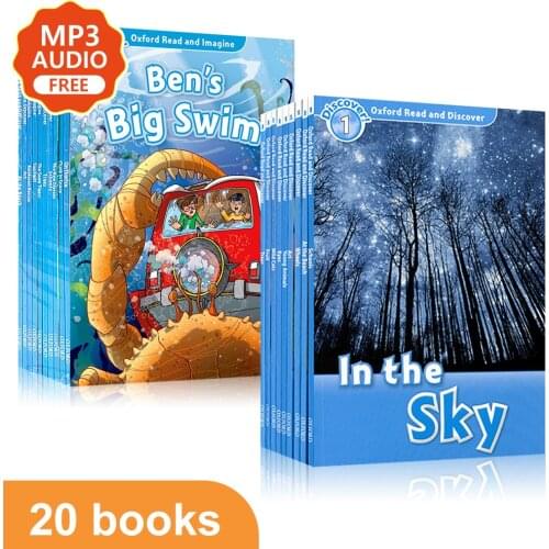 20 books/set Oxford Read and Discover Level 1 In English Reading Learing Helping Child To Read Story Picture Books for kids