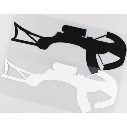23.9CM*9.2CM Crossbow Weapon Car Sticker Vinyl Decal Creative Decoration 1A-0228