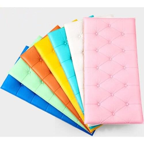 3d Stereo Wall Stickers Living Room Bedroom Tv Background Wall Waterproof Self-adhesive Wallpaper Tile Sticker Wall Sticker 4mm