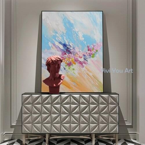 Abstract Oil Painting 100% Handpainted New Arrival Design Oil Paintings Art Oil Painting Wall Pictures Artwork For Room Decor