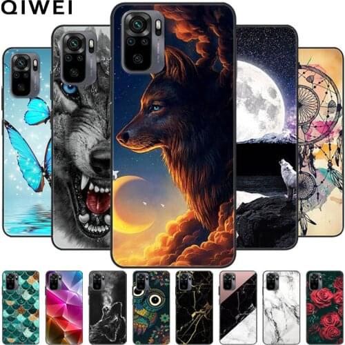 For Xiaomi Redmi Note 10S Case TPU Funda Soft Silicone Phone Cases for Redmi Note 10S 6.43'' Bumper Coque Note10S 10 S Shells