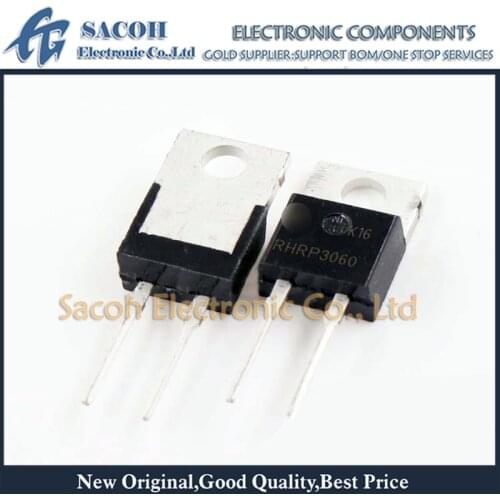 Free Shipping 10Pcs RHRP3060 RURP3060 or RHRP3040 or RURP3020 TO-220 30A 600V Hyperfast Diode