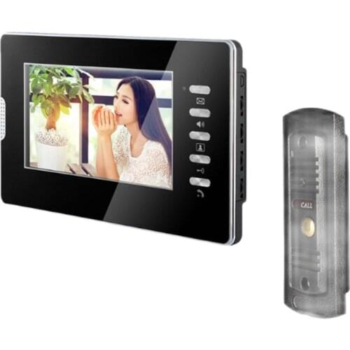 Hotsale Video Doorphone For Villa 7 Inch Indoor Acrylic Monitor Adjustable Camera Night Vision 1V1 Intercom System