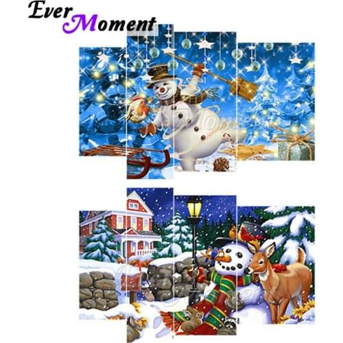 Ever Moment Diamond Painting Multi-picture Resin Drill Diamond Display 5D DIY Wall Art Decoration Embroidery Kits Gift 1M040