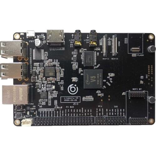 Lindenis V5 Artificial Intelligent Video Processing Development Board, Allwinner V5, A7 Quad core, 4K 360