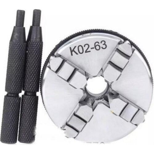 63mm 2.5" LATHE Chuck 4 Jaw mini Self-Centering M14 Mini Chuck for for CNC woodworking metal processing