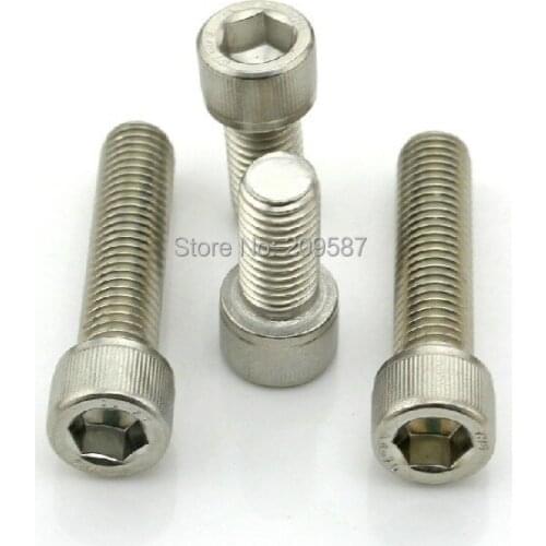 Lot50 Metric Thread M3* 25mm Stainless Steel Hex Socket Bolt Screws