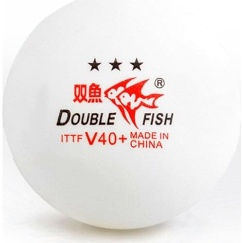 30pcs/pack DOUBLE FISH New Material V40+mm Table Tennis Ball Three-star Level Professional Match game Training PingPong Balls