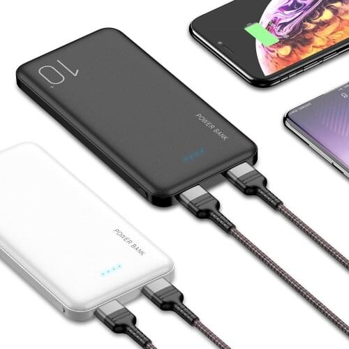 One Charge Two Discharge Mobile Power Supply Large Capacity 10000mah Mobile Phone Power Bank Wholesale