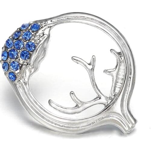 Eyeball Lapel Pin Metal Medical Doctors Gift Gold Silver Color Brooch Punk Jewelry Blue Crystal Cute Pin Badge Women Accessorie