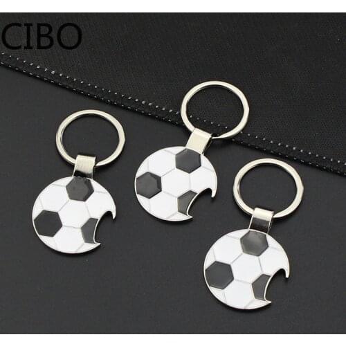 2019 New Summer Sports Keychain Car Key Chain Key Rings Mini Cute Football Pendant Keyring For Favorite Sportsman Gift