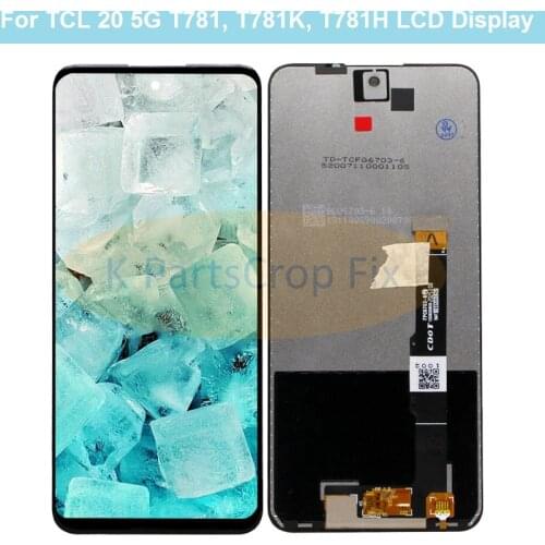 Original 6.67" for TCL 20 5G Display T781,T781K,T781H LCD 205G Touch Screen Digitizer Assembly Replacement For TCL 20 5G display