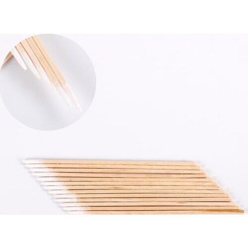 Tattoo Supplies Disposable Cotton Swab Wood Cotton Swabs Eyelash Extension for Permanent Makeup Microblading Accessories 10bag