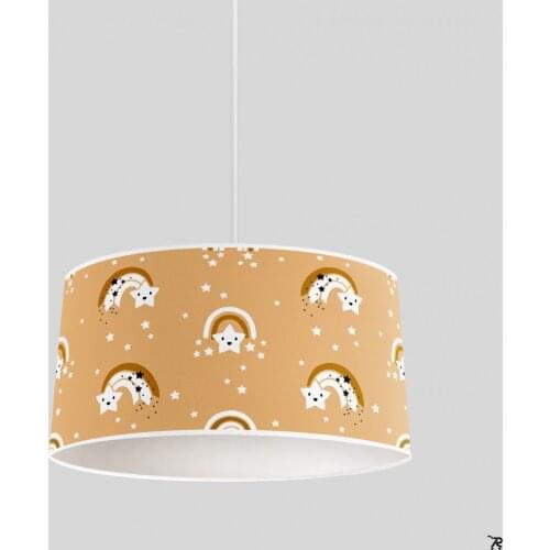 Merry Star and Rainbow Boy Printing Patterned Kids Baby Room Bedroom Light Pendant Lamp Chandelier