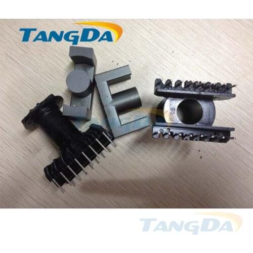 Tangda EC40 core EC Bobbin magnetic core + skeleton 8+8 pin Transformers Inductors ertical