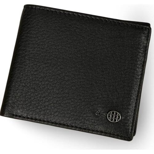 Smart Wallets for men Anti-theft alarm Genuine Leather Short Purse Men’s wallet Cow Leather Card Holder