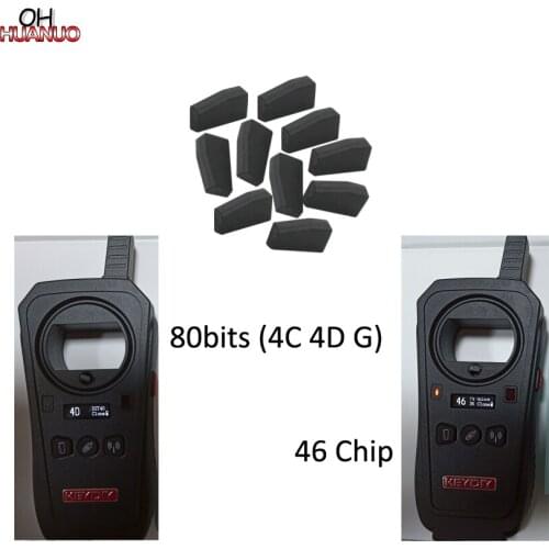 10PCS/LOT, 4D 4C 46 G KD X2 Chip Blank Copy Car Key Chip for KD-X2 Remote for Tango/H618 Pro/Old CN900 MINI Programmer Chip