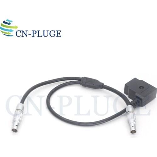 12V 0B 2pin male plug to 2 pin male and Dtap female for Camera Power Cable