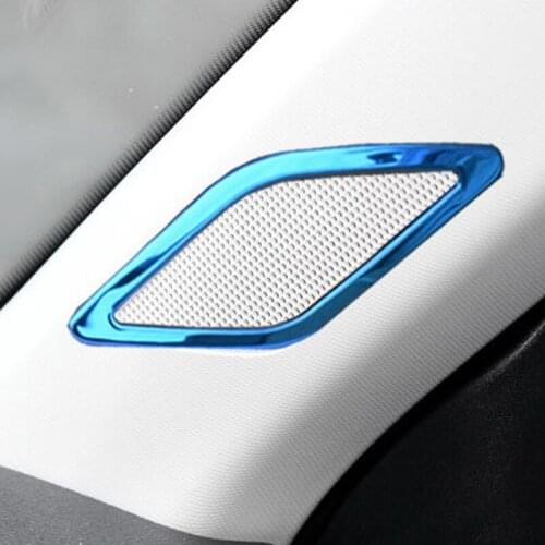 2pcs for BORA PLUS 2019-2020 High position horn sound Decorative frame Stainless steel