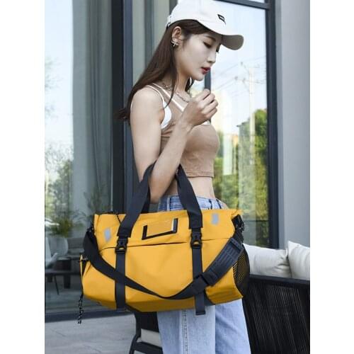 2021 Gym Bag Womens Dry Wet Separation Exercise Portable Multi-Functional Short-Distance Travel Bag Training Bag